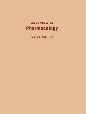 cover image of Advances in Pharmacology